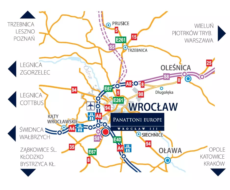 Panattoni Park Wrocław IIImap location image