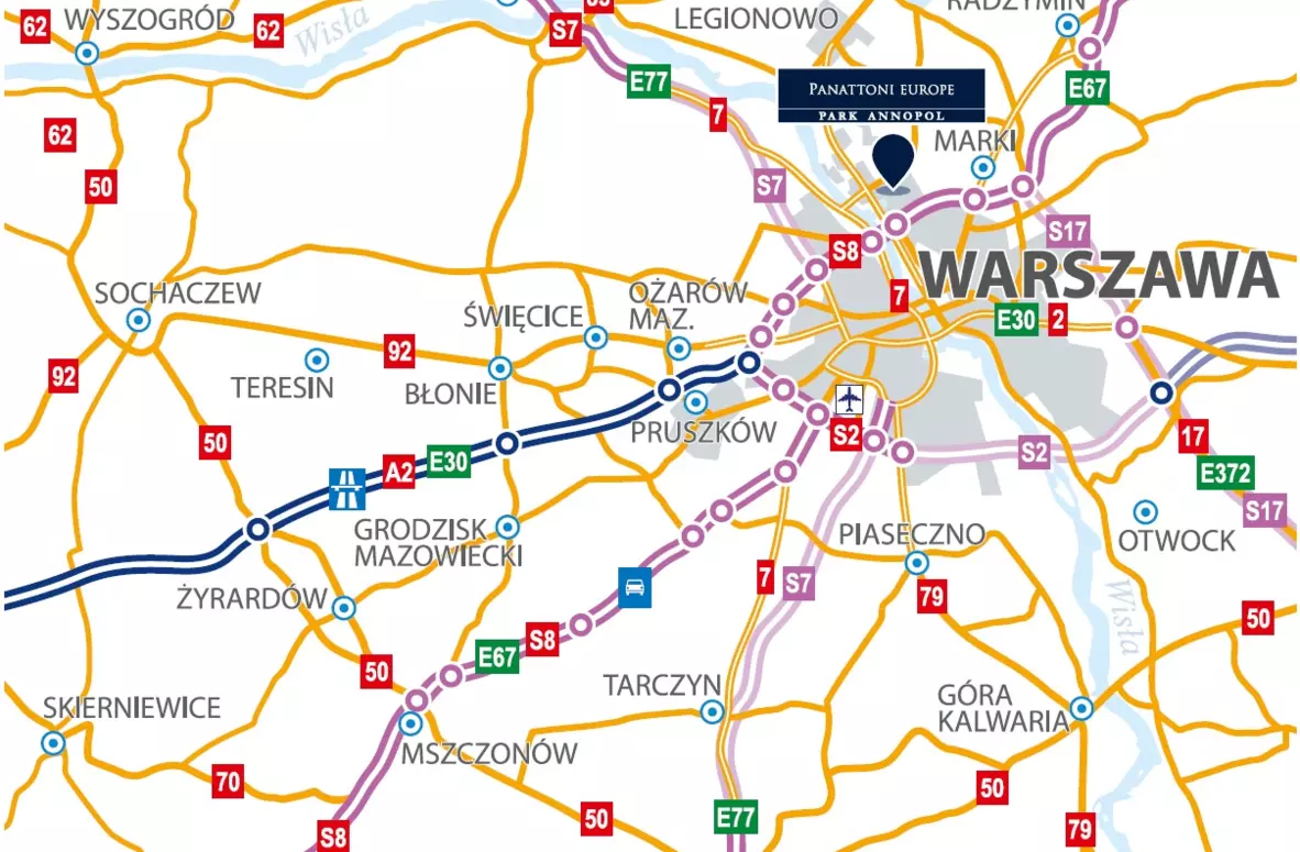 City Logistics Warsaw IVmap location image