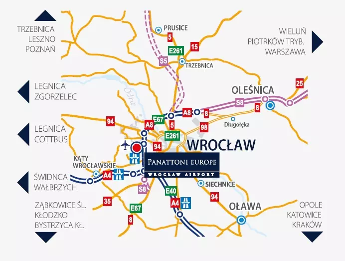 Panattoni Park Wrocław Airportmap location image