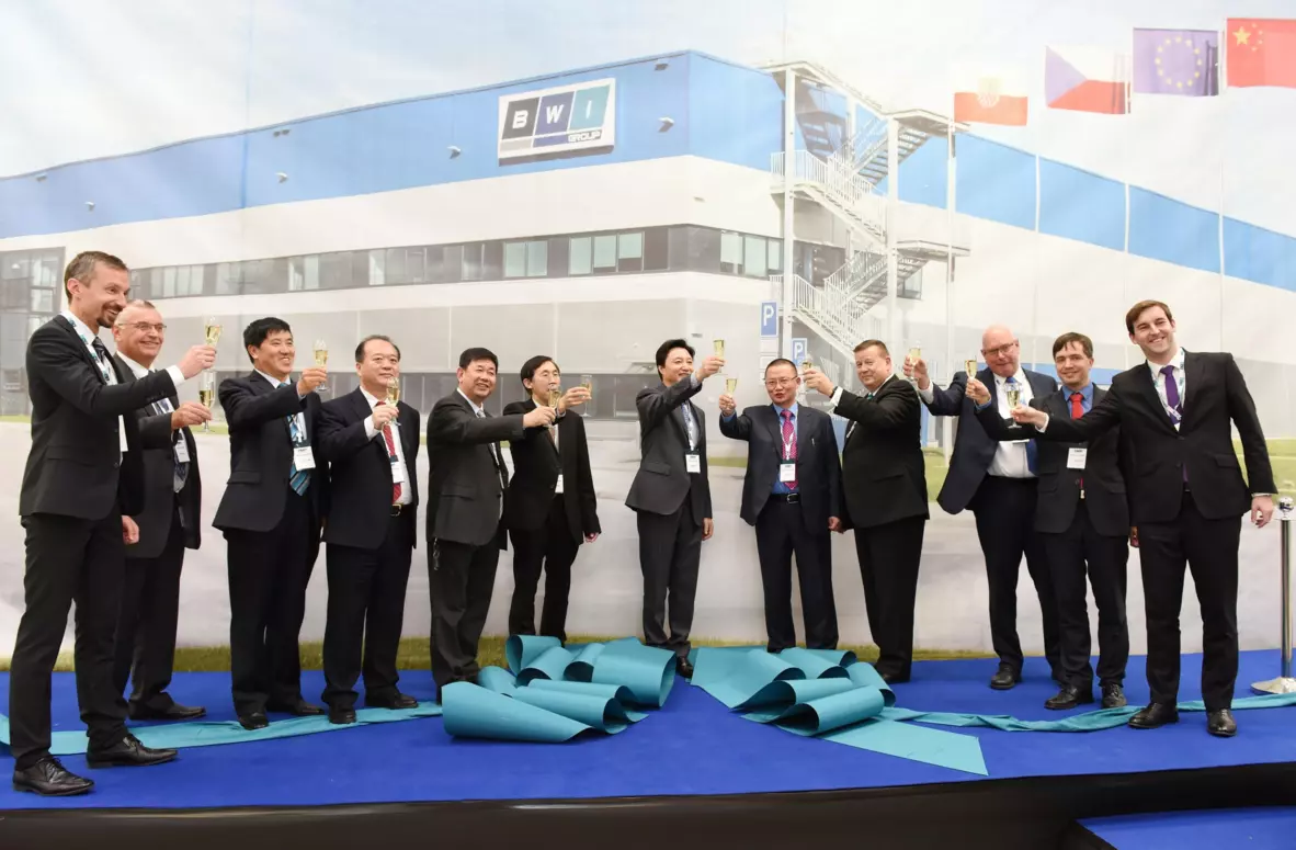 Chinese BWI Group begins manufacturing shock absorbers for luxury car brands in Cheb