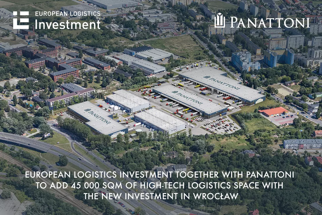 European Logistics Investment together with Panattoni to add 45 000 sqm of high-tech logistics space with the new investment in Wrocław
