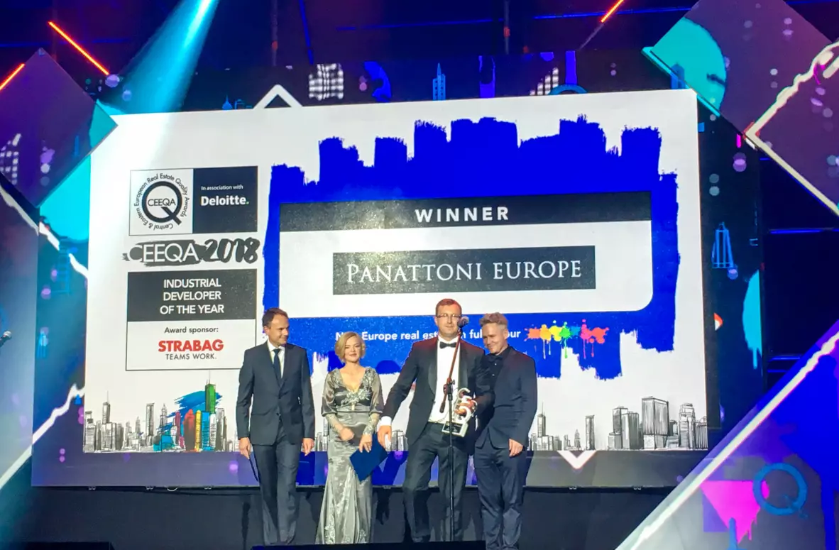 Panattoni Europe named Industrial Developer of the Year at CEEQA 2018 AWARDS