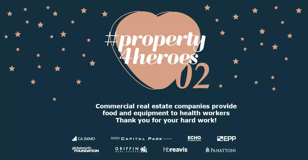The commercial real estate sector continues to help hospitals across Poland in the fight against the pandemic  The #property4heroes campaign in the autumn