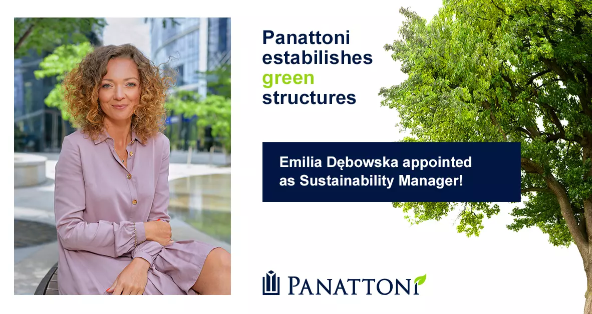 Panattoni establishes green structures – Emilia Dębowska appointed as Sustainability Manager