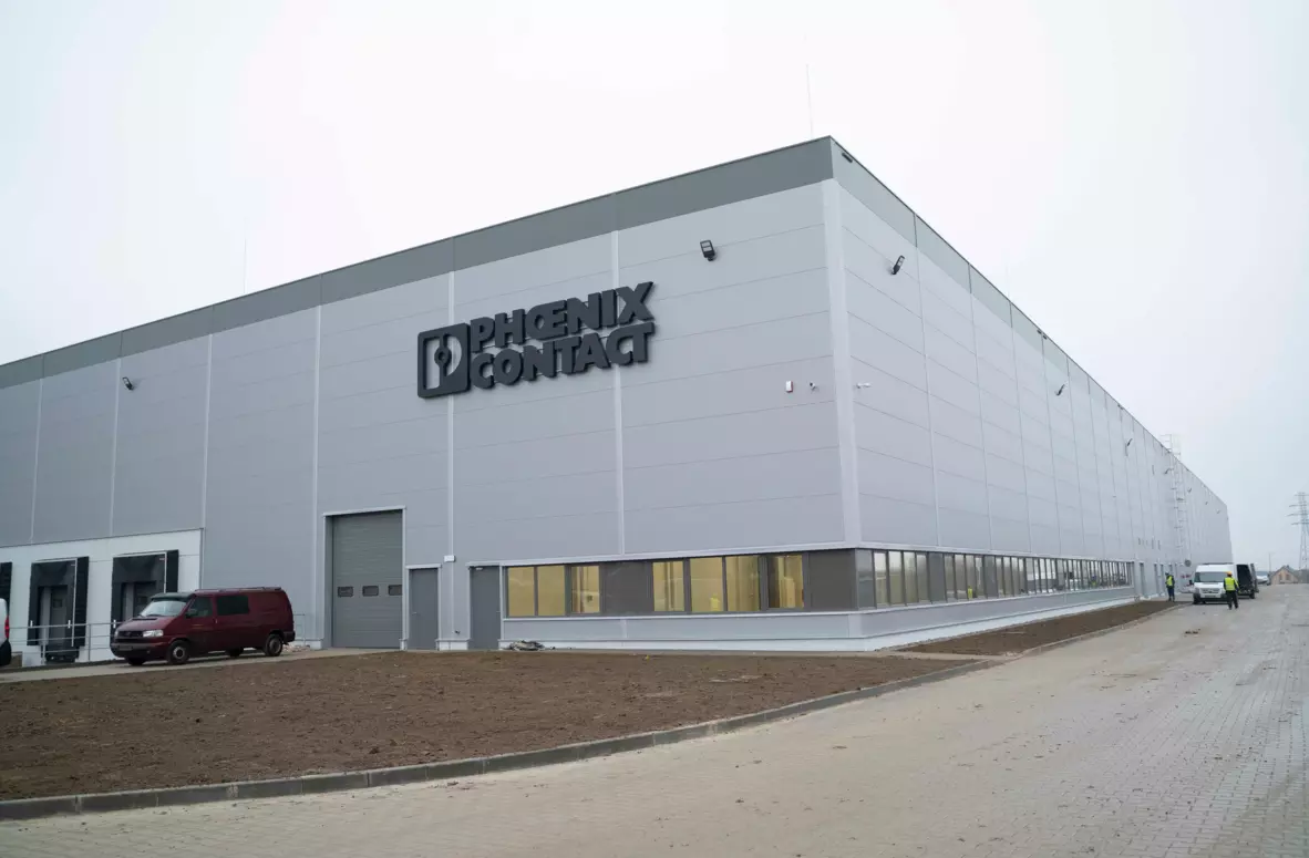 Panattoni has completed Phoenix Contact E-Mobility factory in Rzeszów in record time