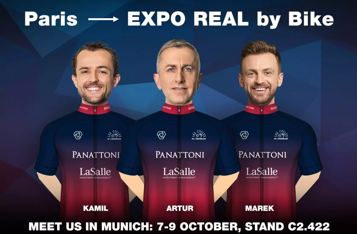 Jedziemy w peletonie PARIS-TO-EXPO REAL 2019! 
