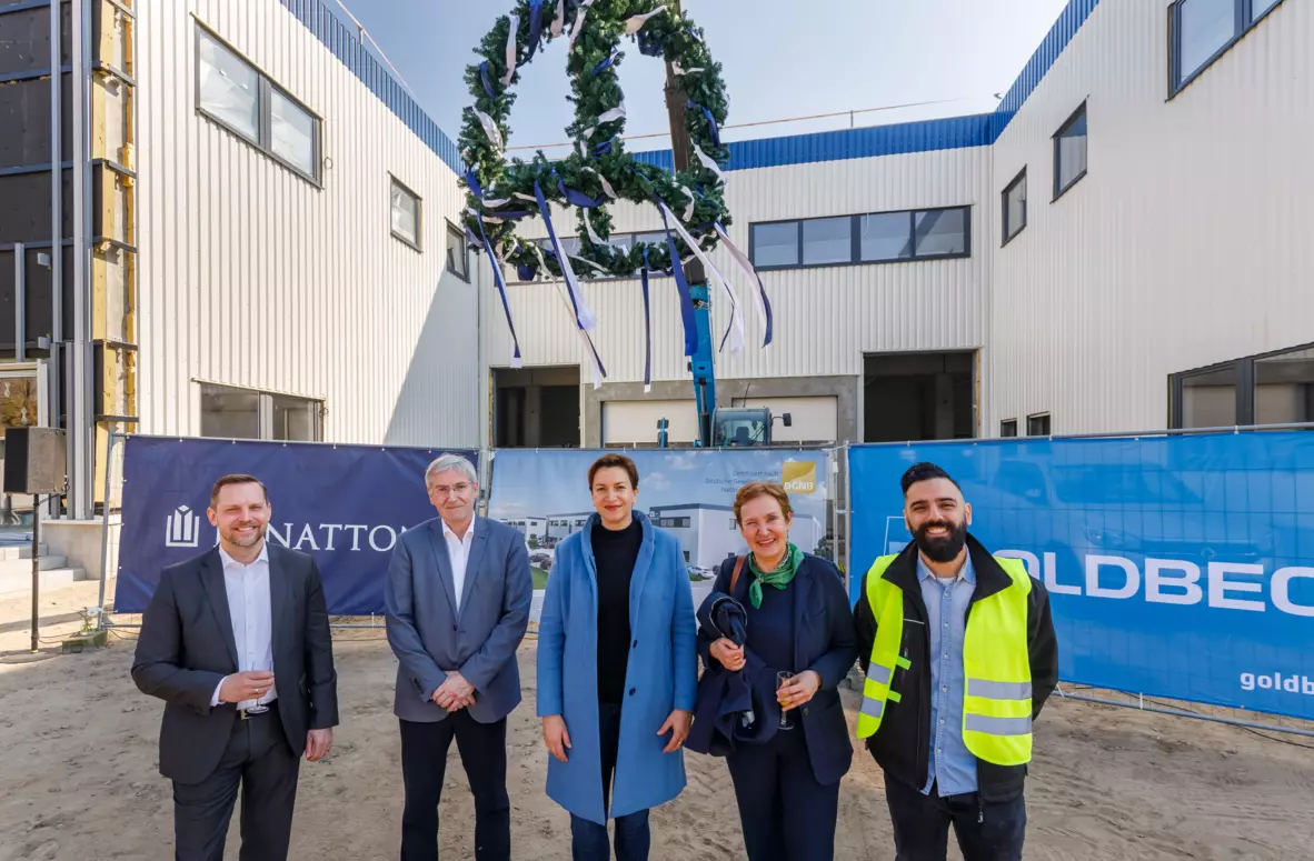 City Dock Berlin Falkensee: Panattoni Celebrates Topping-Out Ceremony