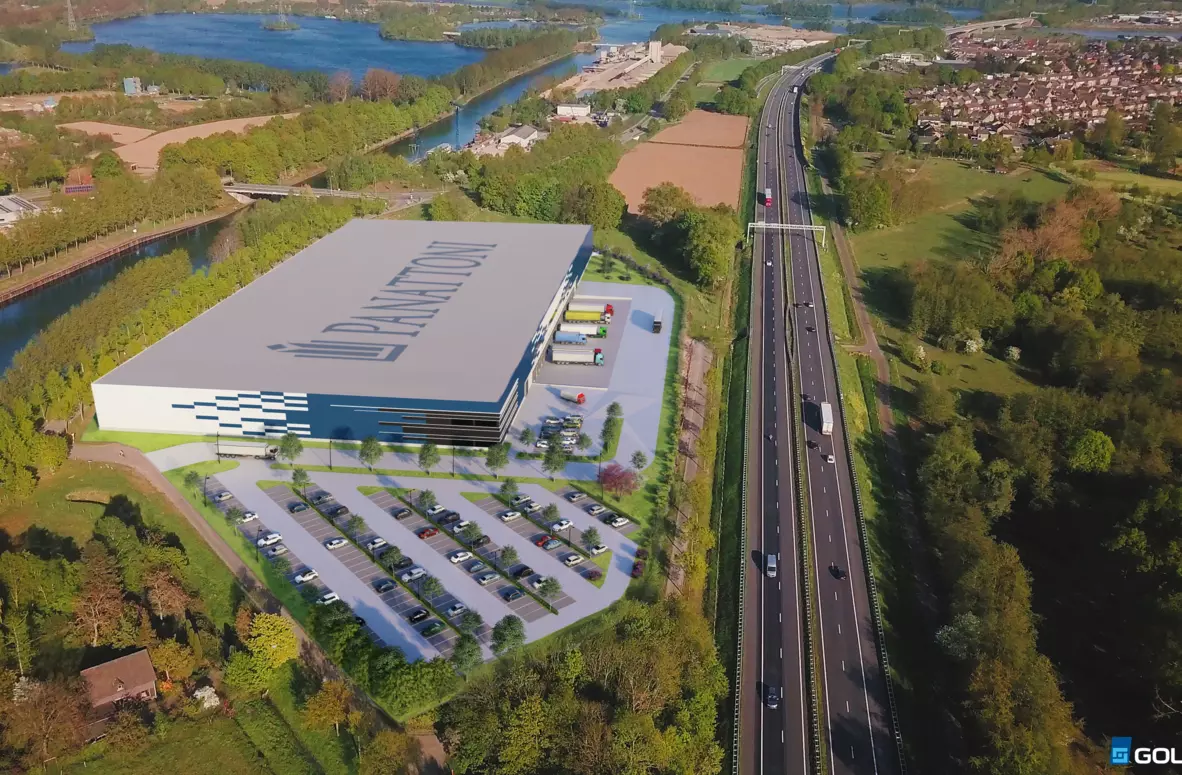 Panattoni Netherlands starts development of distribution center near A2 motorway in Wessem, Limburg.