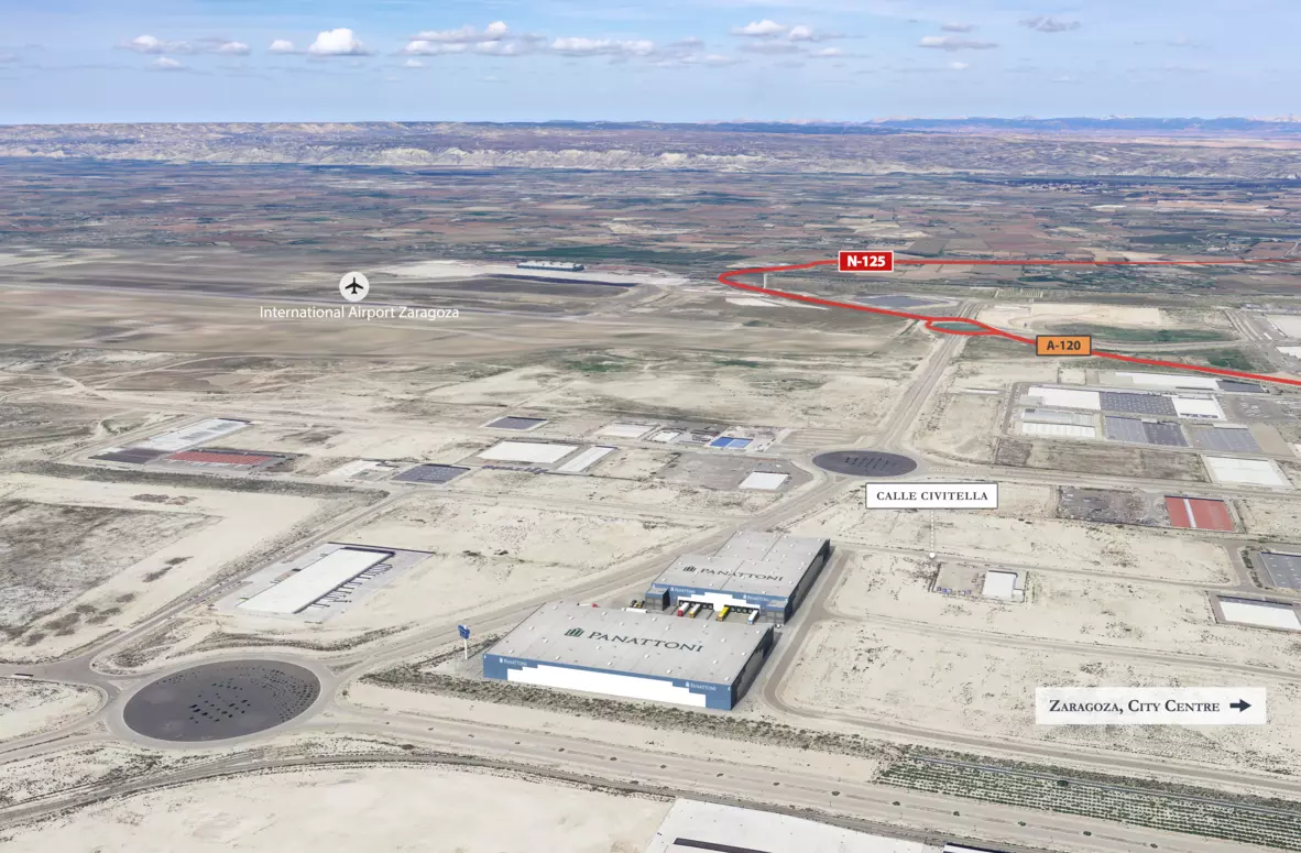 Panattoni adquiere a APL 42.500 m2 de suelo para desarrollar su tercer proyecto logístico en Zaragoza