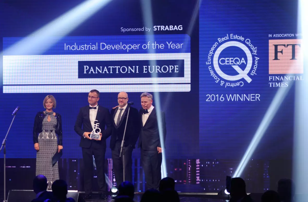 Panattoni Europe named Industrial Developer of the Year at CEEQA 2016 AWARDS