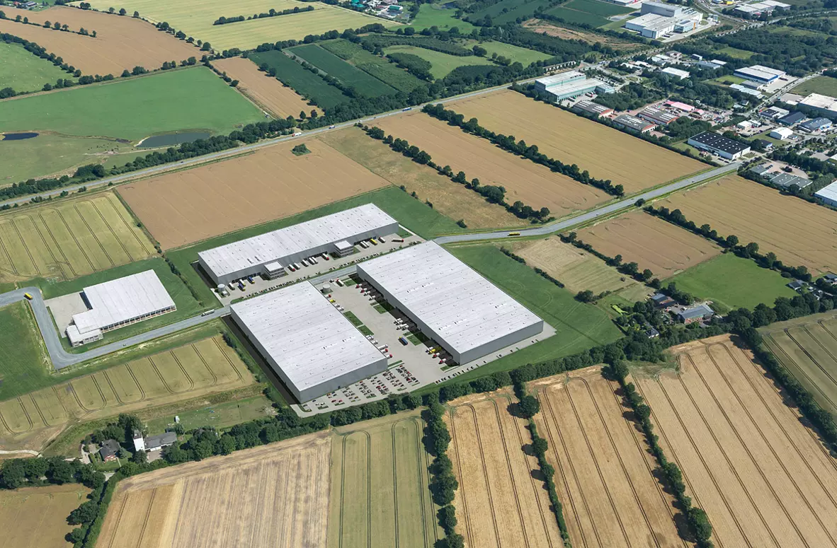 Panattoni Europe entwickelt Logistikflächen für Huwald Liebschner in Henstedt-Ulzburg