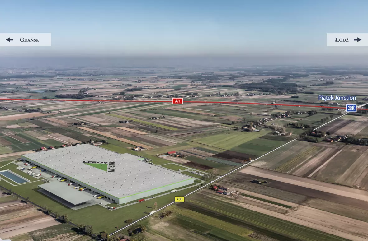 Panattoni Europe breaks records with Leroy Merlin: 123,600 sqm at ground level  – the largest warehouse facility in Poland -
