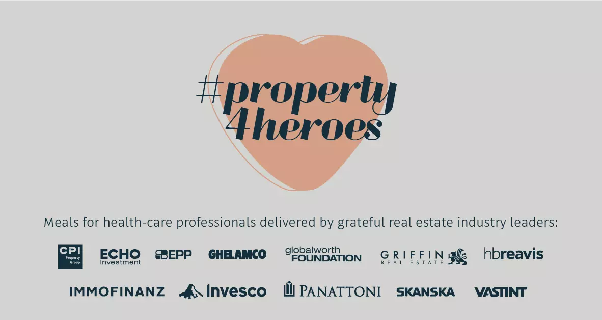 Kolejne firmy z branży nieruchomości dołączają do akcji #property4heroes. To już 1150 posiłków dziennie!