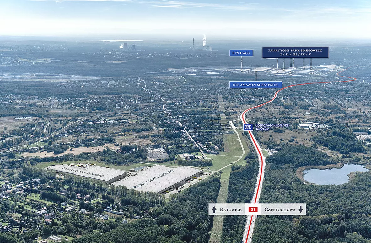 Panattoni buys land and adds new 80,000 sqm to the 500,000 sqm delivered in Sosnowiec (Upper Silesia)