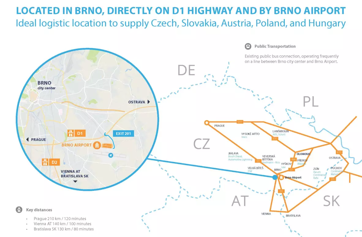 Brno Airportmap location image
