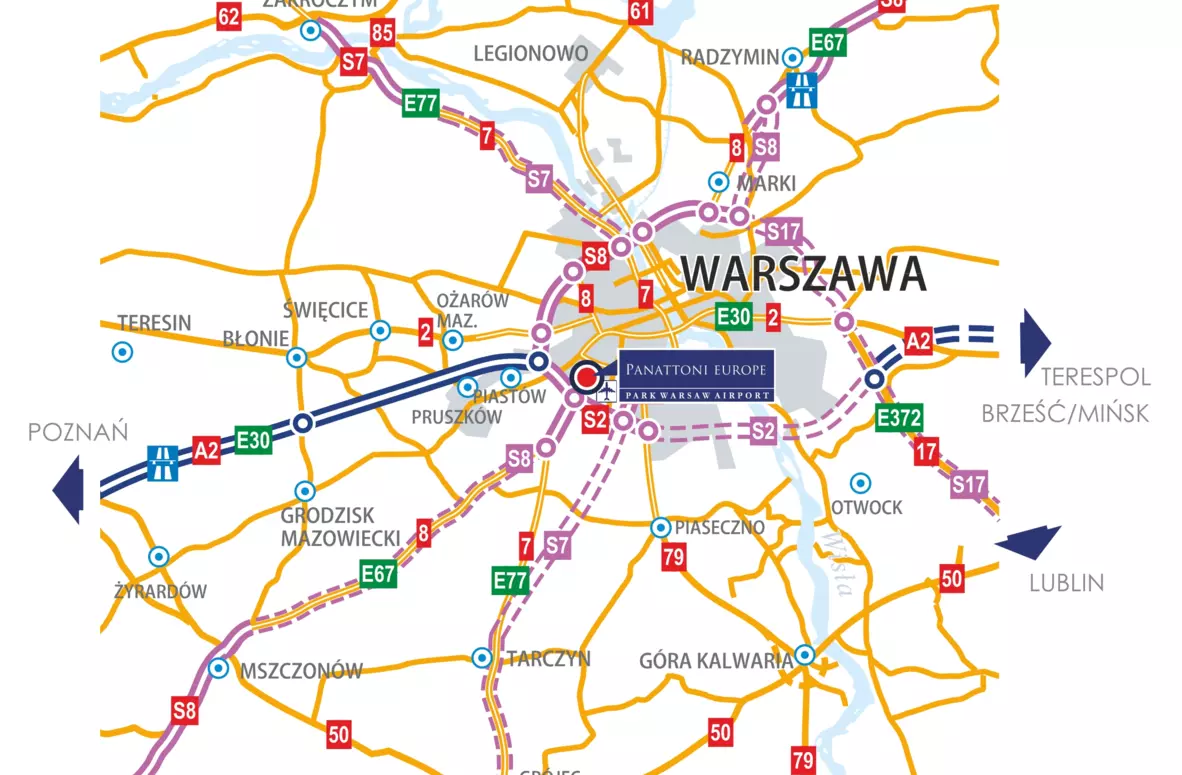 City Logistics Warsaw Airportmap location image
