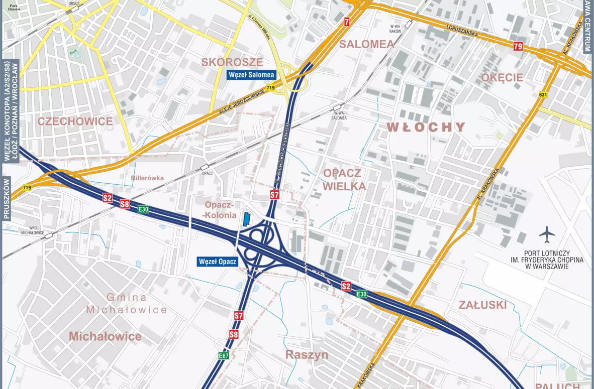 City Logistics Warsaw Airport IImap location image