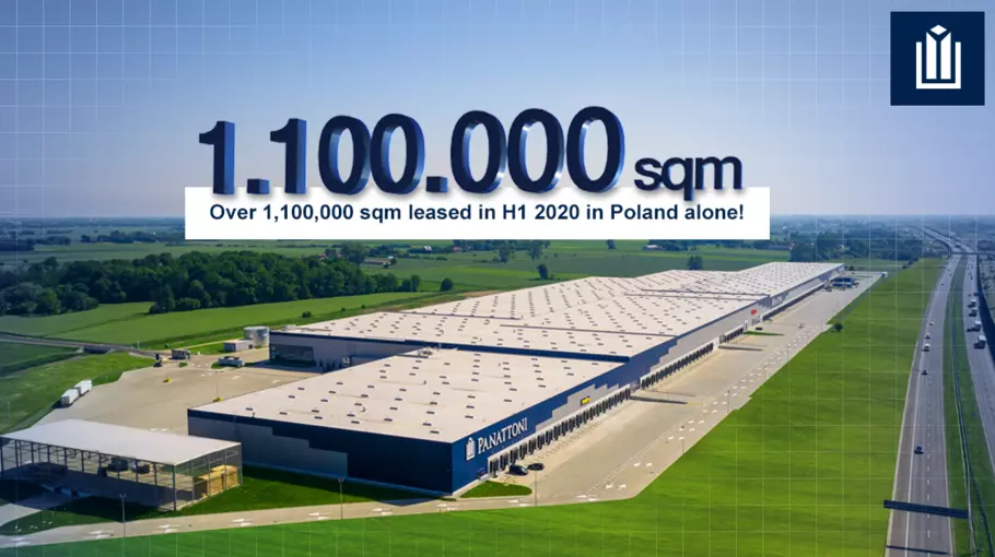  Panattoni wynajęło ponad 1 100 000 m kw. w H1. 2020 w Polsce