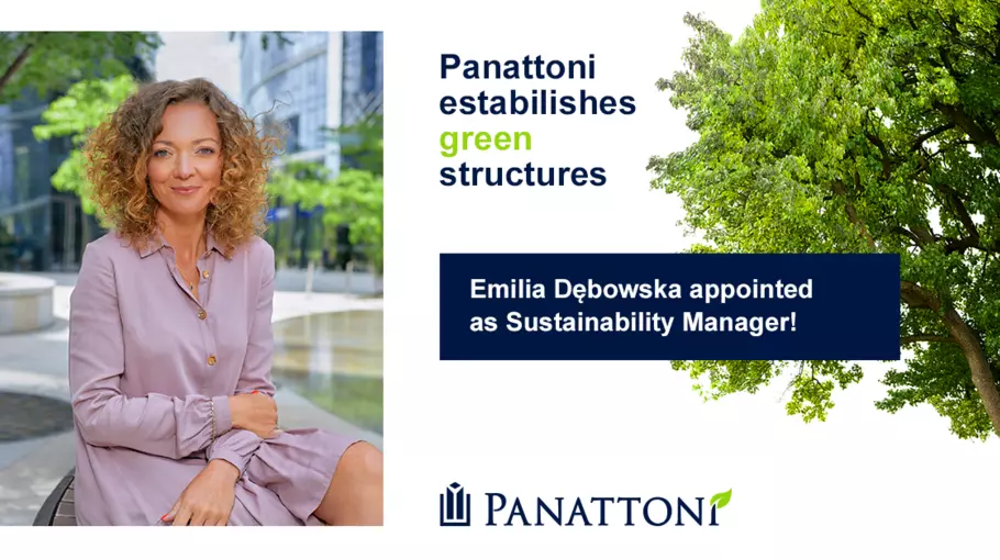 Panattoni establishes green structures – Emilia Dębowska appointed as Sustainability Manager