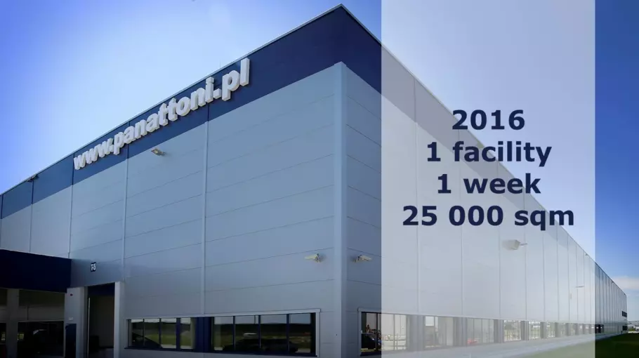 Panattoni podsumowuje i planuje - w 2016 każdy tydzień rozpoczynał budową obiektu o pow. 25 tys. m kw.
