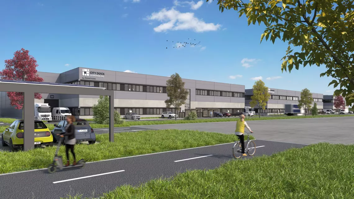 Aussenansicht Unit City Dock Ahrensburg 