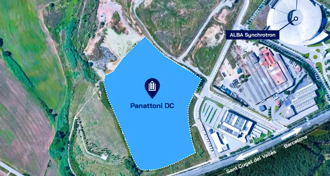 Panattoni Data Center. Barcelona. plot view