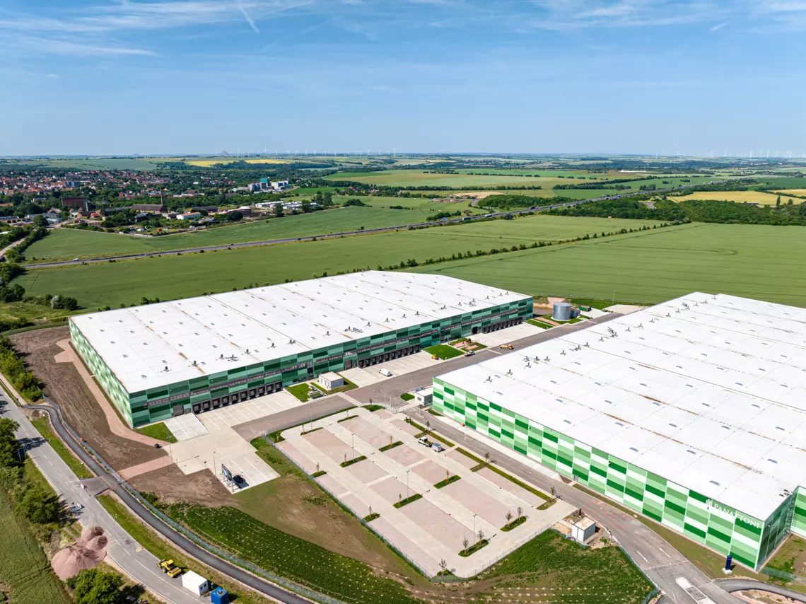 Panattoni Park Halle (Saale) Nord - Könnern - schräg oben