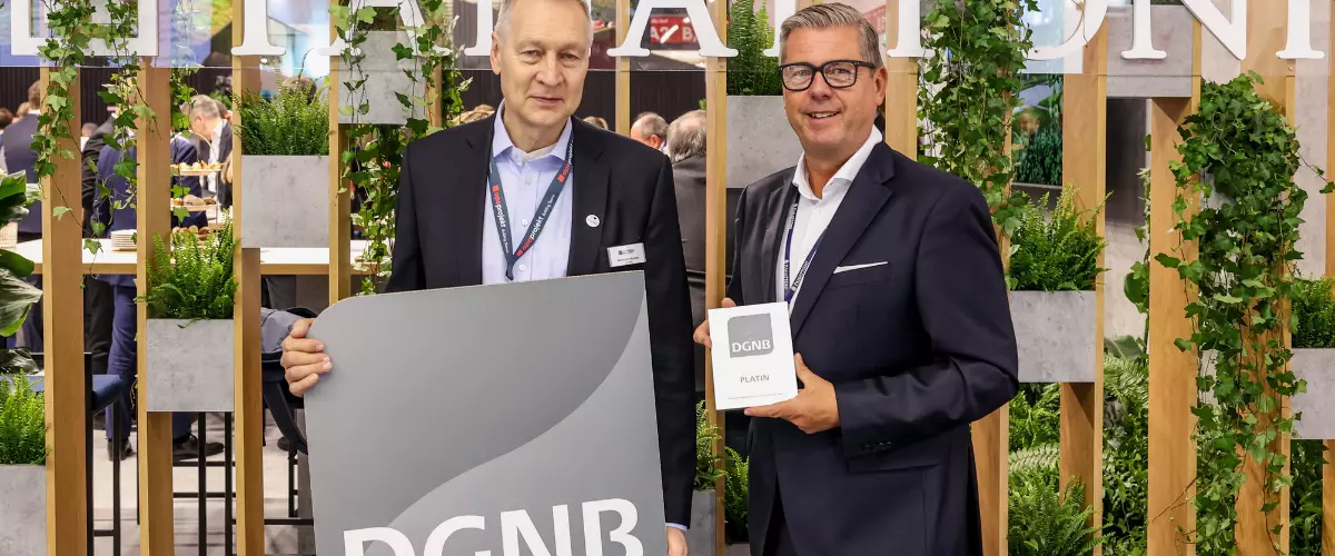 Pressemitteilung DGNB Platin