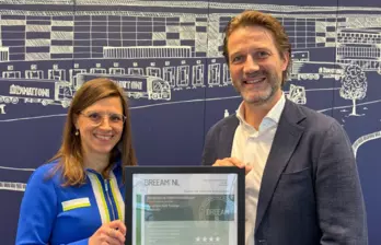 Jeroen en Melanie met certificaat