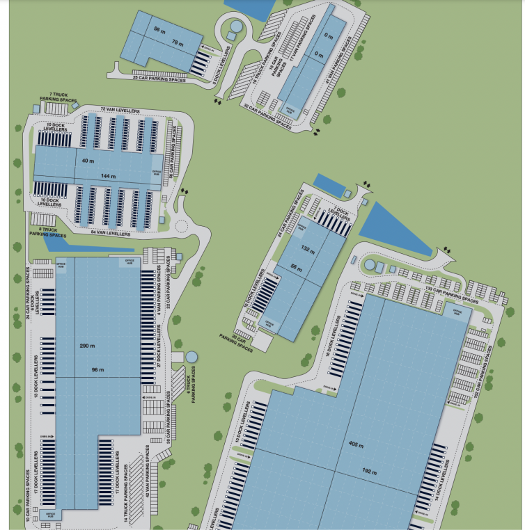siteplan gdansk airport small
