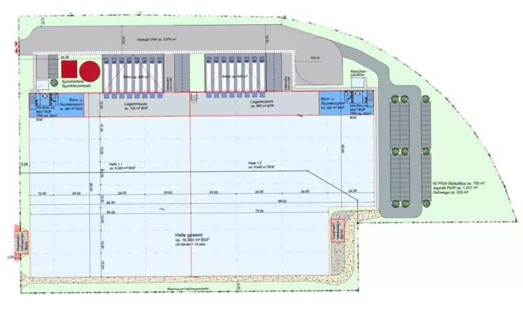 Layout Panattoni Park Dortmund Ost - Unna