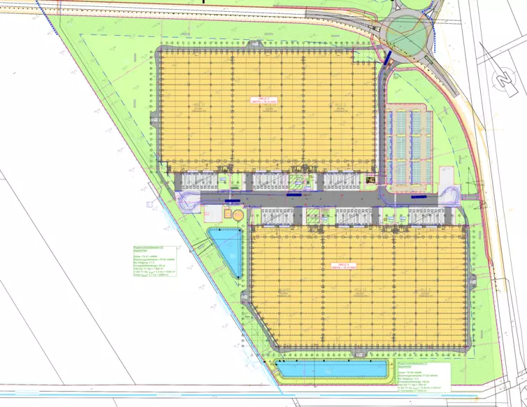 Layout - Halle (Saale) Nord - Könnern - südliches Grundstück