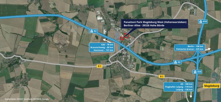 Panattoni Park Magdeburg West_Hohenwarsleben_Karte_Verkehrsanbindung