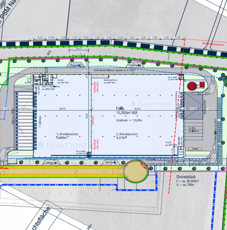 Lageplan Düren