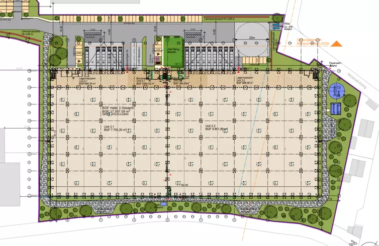 Lageplan Panattoni Park Augsburg