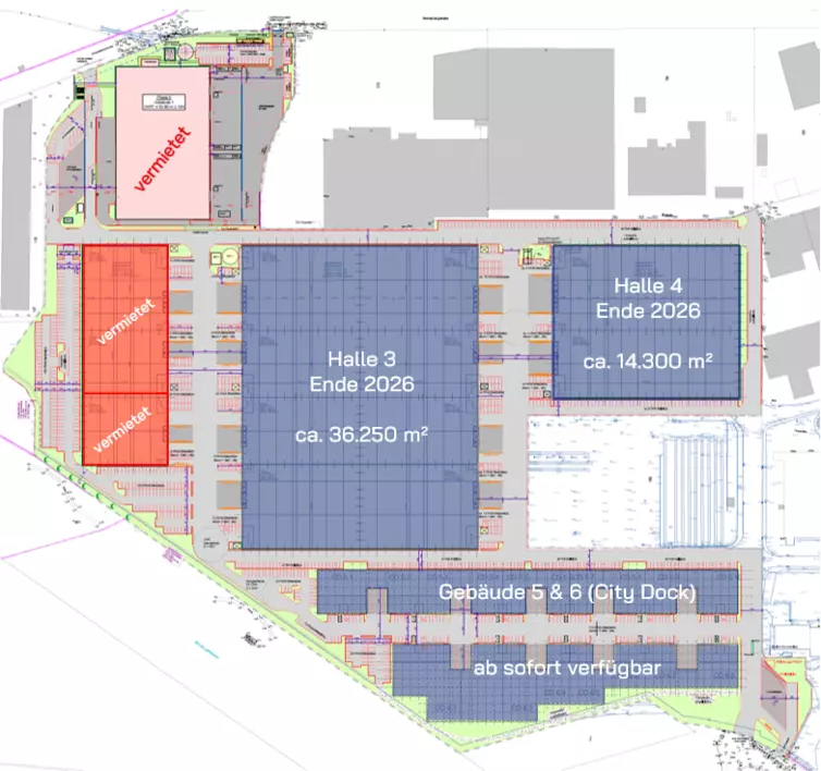 Layout Panattoni Park Hannvoer Zentrum