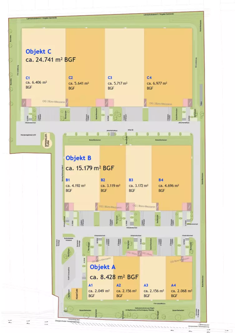 Lageplan Panattoni Park Graz Süd