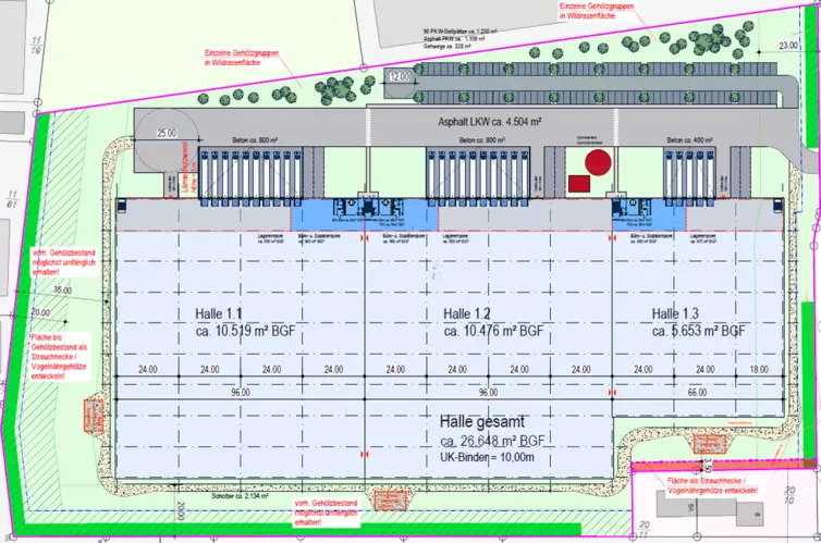 Lageplan Panattoni Park Frankfurt Nord - Altenstadt