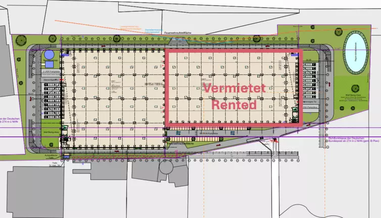 Lageplan Panattoni Park Unterfranken - Eltmann - DE und ENG