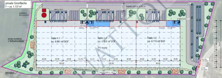 Lageplan BTS Rastede