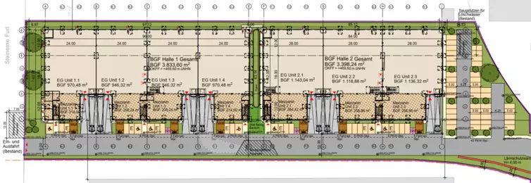 Lageplan City Dock Augsburg